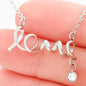 Scripted Love Necklace (Pray For My Mum) [Free Shipping]