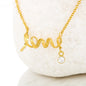 Scripted Love Necklace (God Always Walk With Me) [Free Shipping]