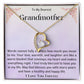 Grandma Necklace from Granddaughter | Best Nana Jewelry Gift for Nana, Stunning Grandmother Necklace, Nana Jewerly, Linking Grandma and You