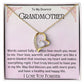 Grandma Necklace from Granddaughter | Best Nana Jewelry Gift for Nana, Stunning Grandmother Necklace, Nana Jewerly, Linking Grandma and You