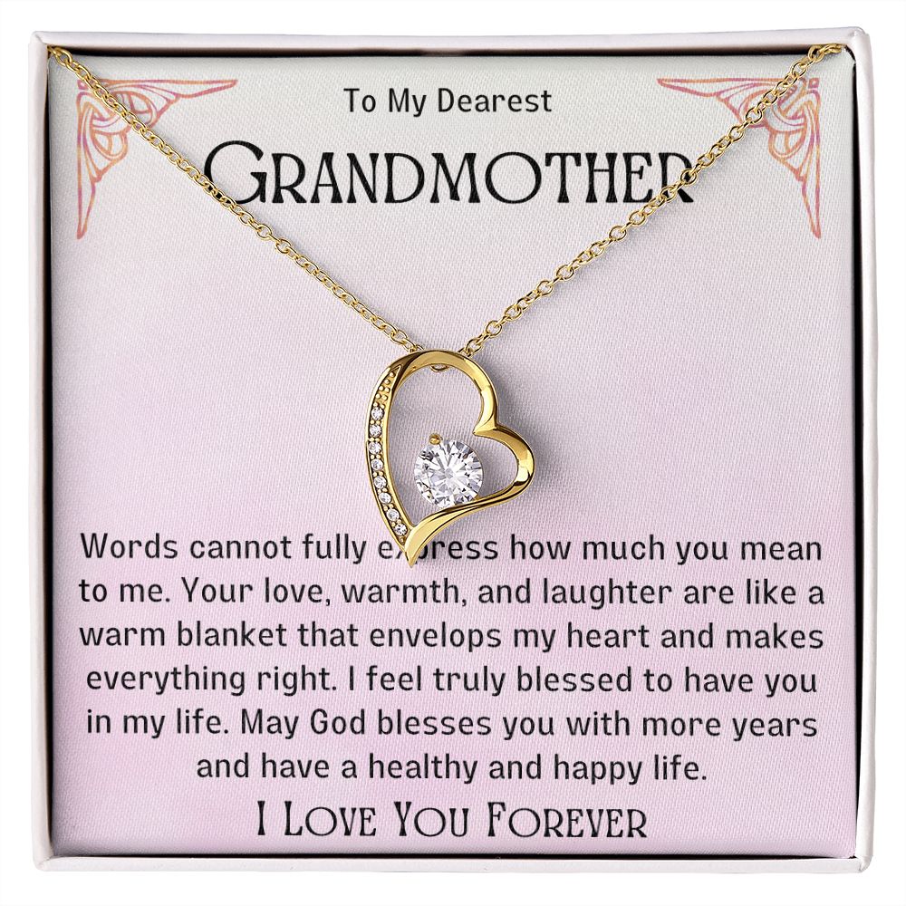 Grandma Necklace from Granddaughter | Best Nana Jewelry Gift for Nana, Stunning Grandmother Necklace, Nana Jewerly, Linking Grandma and You