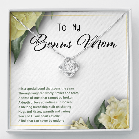 Special Bond - Frame - Bonus Mom - I Love You To My Wife (Knot Beauty) Necklace