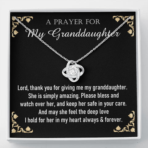 A Prayer To My Granddaughter (Knot Beauty) Necklace