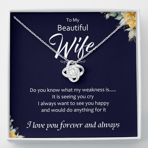 Still Love (B Wife) 21-11-26-e To My Wife (Knot Beauty) Necklace