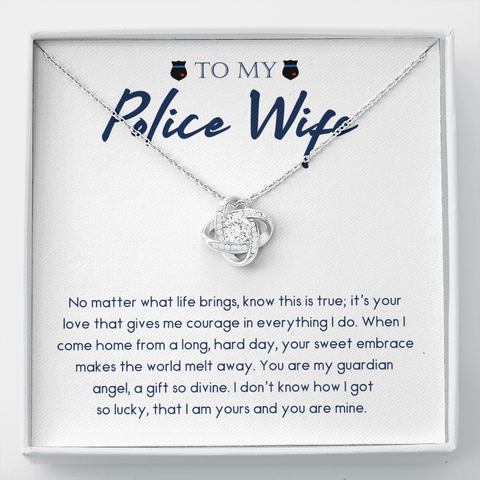 Police Wife 2022-02-21 To My Wife (Knot Beauty) Necklace