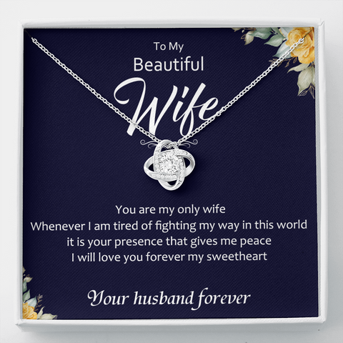 Still Love (B Wife) 21-11-26-b To My Wife (Knot Beauty) Necklace