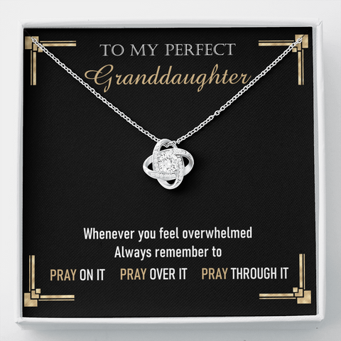 3 Pray To My Granddaughter 220212 To My Wife (Knot Beauty) Necklace