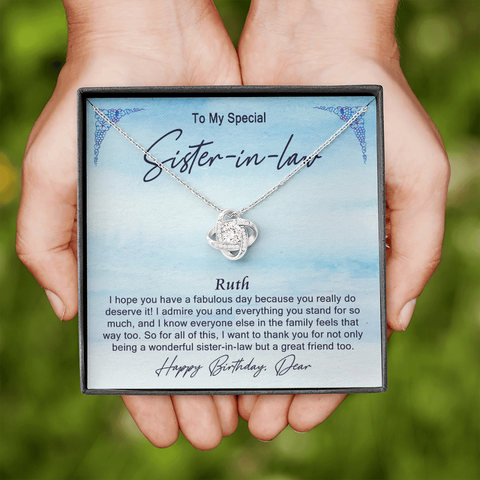 6-04 SisBirhtday To My Beautiful Mom (Knot Beauty) Necklace Template