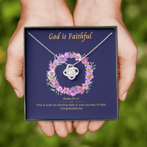 God is Faithful To My Beautiful Mom (Knot Beauty) Necklace Template