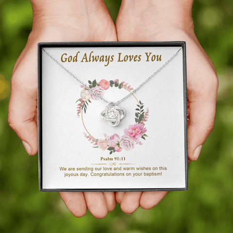 God Always Loves You To My Beautiful Mom (Knot Beauty) Necklace Template