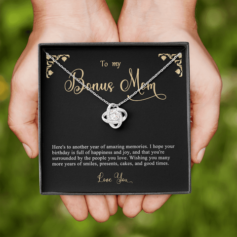 2022-04-04 Happy Birthday Bonus Mom To My Beautiful Mom (Knot Beauty) Necklace Template