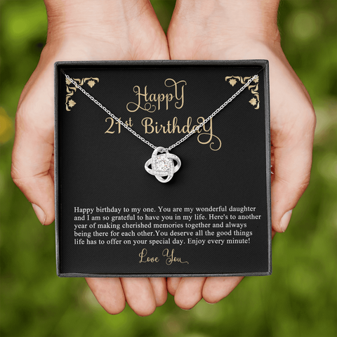 2022-04-04 Happy Birthday 21 To My Beautiful Mom (Knot Beauty) Necklace Template