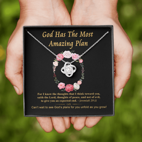 God Has The Most Almost Amazing Plan To My Beautiful Mom (Knot Beauty) Necklace Template