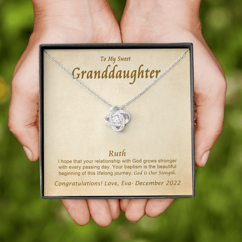 5-26 Strength To My Beautiful Mom (Knot Beauty) Necklace Template