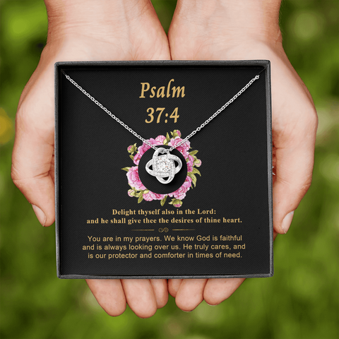 Psalm 37_4 To My Beautiful Mom (Knot Beauty) Necklace Template