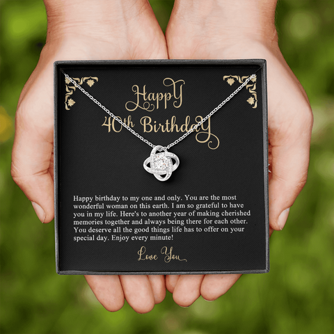 2022-04-04 Happy Birthday 40 To My Beautiful Mom (Knot Beauty) Necklace Template