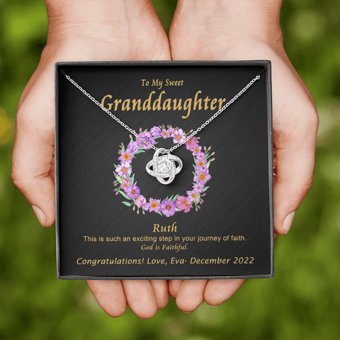 5-25 Faithful To My Beautiful Mom (Knot Beauty) Necklace Template