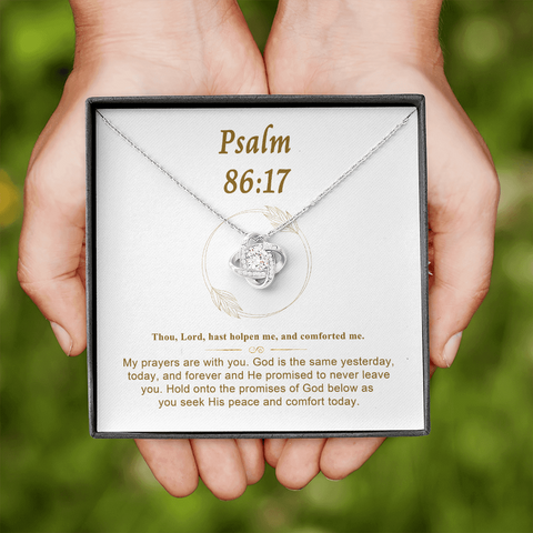 Psalm 86_7 To My Beautiful Mom (Knot Beauty) Necklace Template