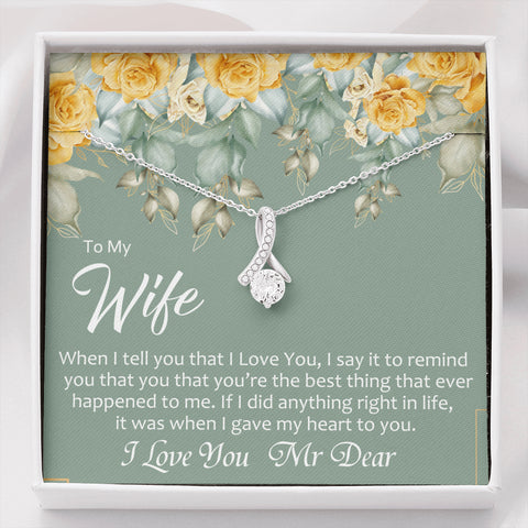 Still Love (Wife) 210930b To My Wife (Alluring Beauty) Necklace