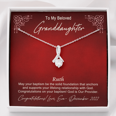 5-28 Provider To My Beautiful Mom (Alluring Beauty) Necklace Template