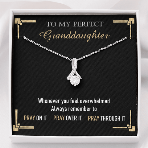 3 Pray To My Granddaughter 220212 To My Wife (Alluring Beauty) Necklace