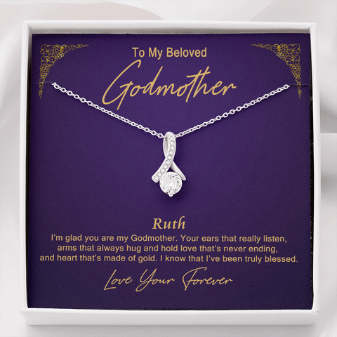 5-30 GodMother (Purple) To My Beautiful Mom (Alluring Beauty) Necklace Template