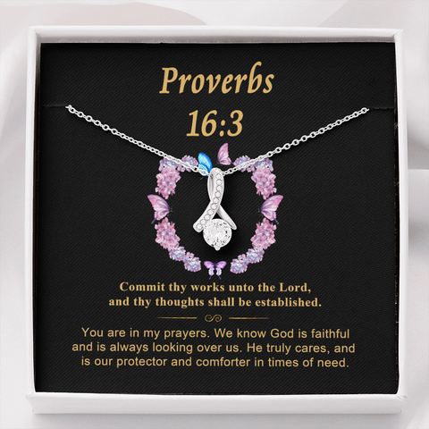 Proverbs 16_3 To My Beautiful Mom (Alluring Beauty) Necklace Template