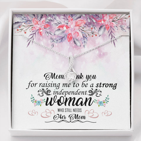 To Mom Necklace (Mom Thank You)