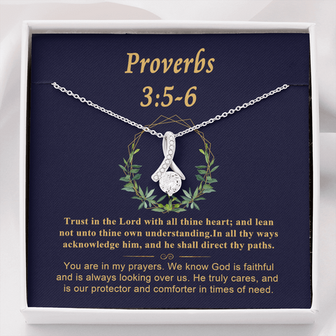 Proverbs 3_5-6 To My Beautiful Mom (Alluring Beauty) Necklace Template