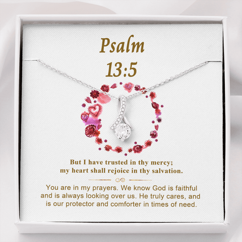 Psalm 13_5 To My Beautiful Mom (Alluring Beauty) Necklace Template
