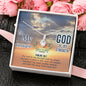 [GOD IS MY STRENGTH] To My Granddaughter Alluring Beauty Necklace