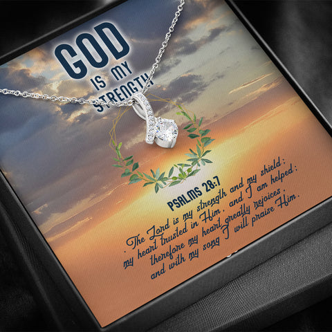 [GOD IS MY STRENGTH] Alluring Beauty Necklace