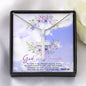 [GOD IS MY STRENGTH] Cross Necklace In the Sky