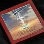[GOD IS MY STRENGTH] Cross Necklace