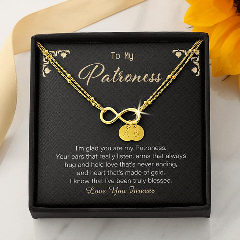 pPersonalized Godmother Infinity Bracelet, Godmother Gift, Fairy Godmother Gift, Initial Bracelet, Gift for Godmother, Godparent Gift